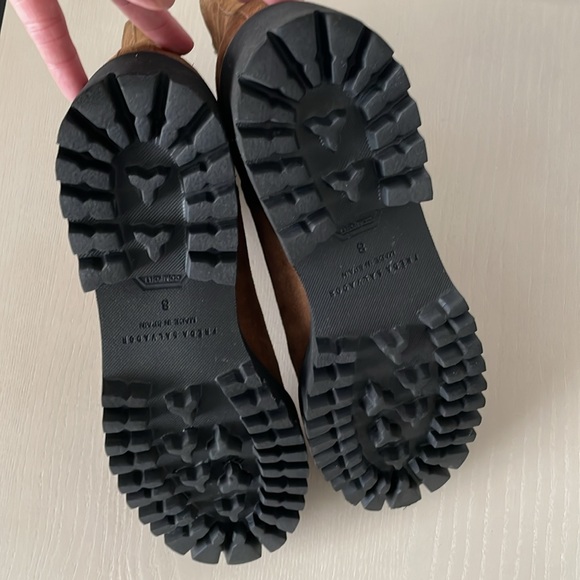 Freda Salvador Brooke Rain Boot Brown Suede Size 8 - Picture 6 of 8